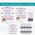 Pancake Fundraiser Editable Sign Set Template Perfect for Adoption/Charity/Non Profit/Athletic Fundraiser Event Idea